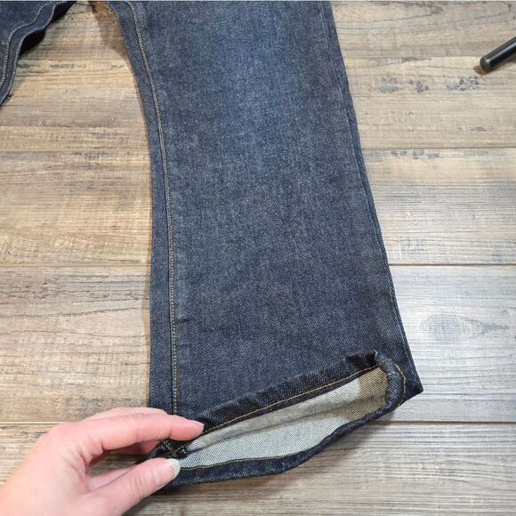 Burberry Brit dark mens relaxed jeans no stretch 100% cotton size 30 short - Picture 3 of 15